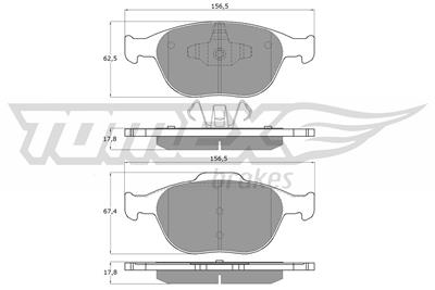 TOMEX Brakes TX 14-49 Číslo výrobce: 14-49. EAN: 5901646643468.