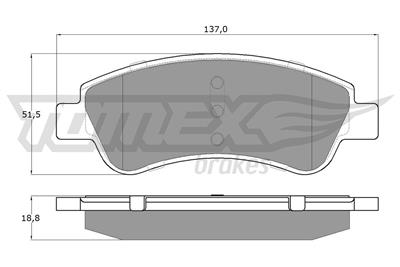 TOMEX Brakes TX 14-64 Číslo výrobce: 14-64. EAN: 5901646643253.
