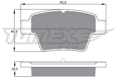 TOMEX Brakes TX 14-65 Číslo výrobce: 14-65. EAN: 5906485559321.