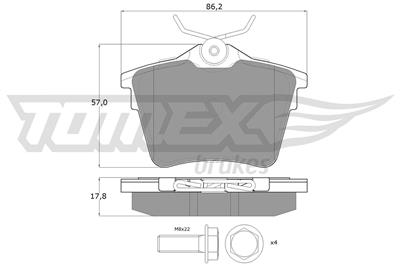 TOMEX Brakes TX 14-69 Číslo výrobce: 14-69. EAN: 5906485558966.