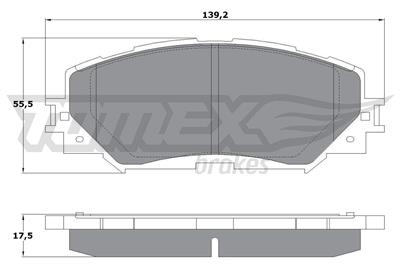 TOMEX Brakes TX 14-72 Číslo výrobce: 14-72. EAN: 5901646644939.