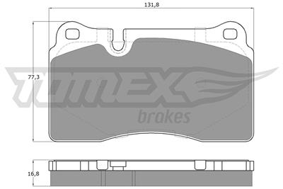 TOMEX Brakes TX 14-73 Číslo výrobce: 14-73. EAN: 5906485559352.