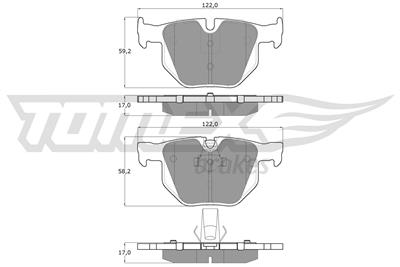 TOMEX Brakes TX 14-81 Číslo výrobce: 14-81. EAN: 5906485559383.