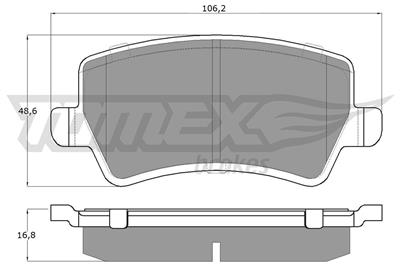 TOMEX Brakes TX 14-85 Číslo výrobce: 14-85. EAN: 5901646640016.
