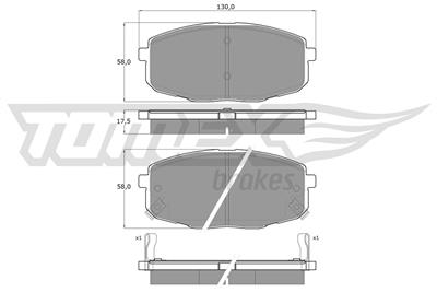 TOMEX Brakes TX 14-99 Číslo výrobce: 14-99. EAN: 5906485558492.