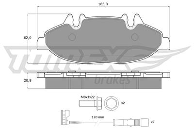 TOMEX Brakes TX 15-02 Číslo výrobce: 15-02. EAN: 5906485559017.