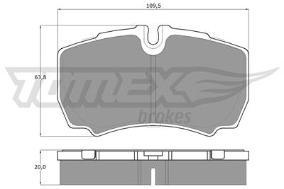 TOMEX Brakes TX 15-11 Číslo výrobce: 15-11. EAN: 5906485559123.