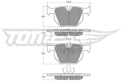 TOMEX Brakes TX 15-24 Číslo výrobce: 15-24. EAN: 5901646643246.
