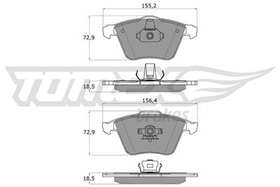 TOMEX Brakes TX 15-26 Číslo výrobce: 15-26. EAN: 5901646645011.