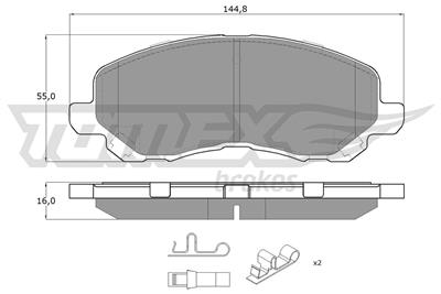 TOMEX Brakes TX 15-27 Číslo výrobce: 15-27. EAN: 5906485559048.