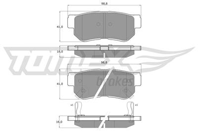 TOMEX Brakes TX 15-35 Číslo výrobce: 15-35. EAN: 5901646643093.