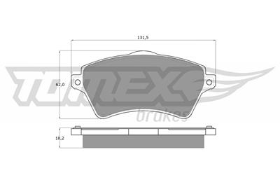 TOMEX Brakes TX 15-39 Číslo výrobce: 15-39. EAN: 5901646643451.
