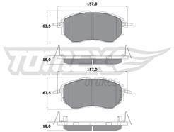 TOMEX Brakes TX 15-54