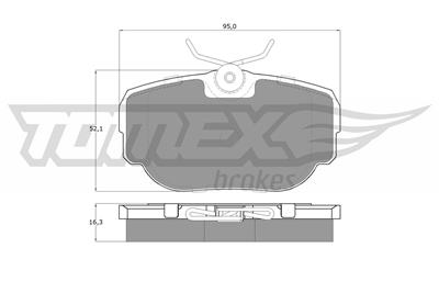 TOMEX Brakes TX 15-59 Číslo výrobce: 15-59. EAN: 5906485559468.