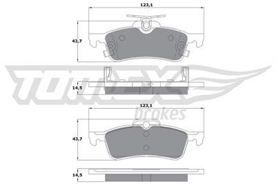 TOMEX Brakes TX 15-79 Číslo výrobce: 15-79. EAN: 5901646645073.