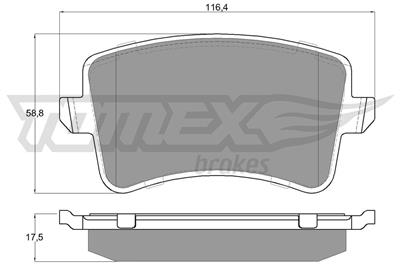 TOMEX Brakes TX 15-81 Číslo výrobce: 15-81. EAN: 5901646640030.