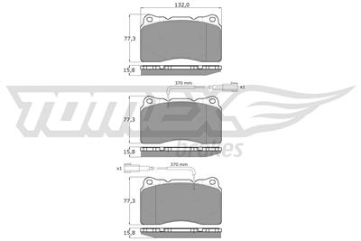 TOMEX Brakes TX 15-88 Číslo výrobce: 15-88. EAN: 5901646645684.