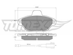 TOMEX Brakes TX 15-96