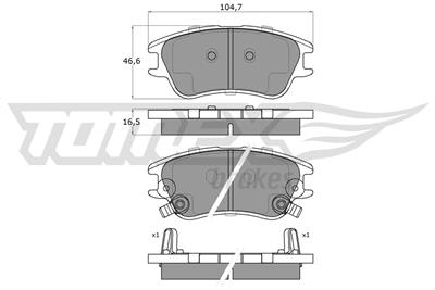 TOMEX Brakes TX 15-99 Číslo výrobce: 15-99. EAN: 5901646646117.