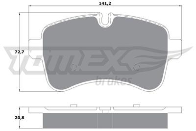 TOMEX Brakes TX 16-00 Číslo výrobce: 16-00. EAN: 5906485559499.