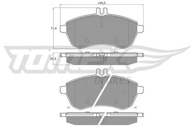 TOMEX Brakes TX 16-02 Číslo výrobce: 16-02. EAN: 5901646642485.