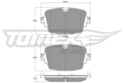 TOMEX Brakes TX 16-13 Číslo výrobce: 16-13. EAN: 5901646646711.