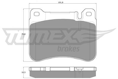 TOMEX Brakes TX 16-20 Číslo výrobce: 16-20. EAN: 5901646646766.
