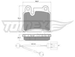 TOMEX Brakes TX 16-21