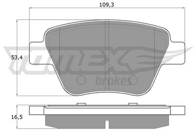 TOMEX Brakes TX 16-59 Číslo výrobce: 16-59. EAN: 5901646600171.