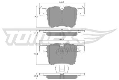 TOMEX Brakes TX 16-85 Číslo výrobce: 16-85. EAN: 5901646642805.