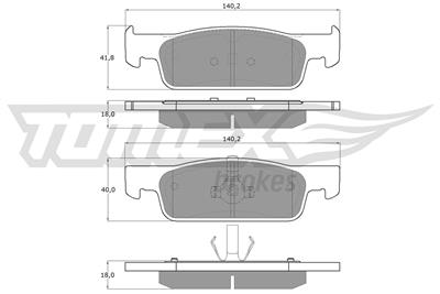 TOMEX Brakes TX 16-941 Číslo výrobce: 22448. EAN: 5901646608986.