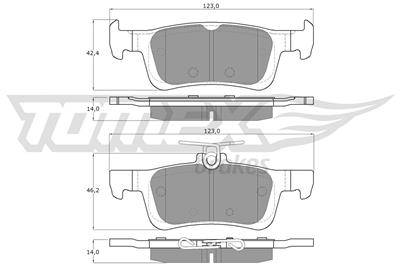 TOMEX Brakes TX 17-021 Číslo výrobce: 17-021. EAN: 5901646609075.