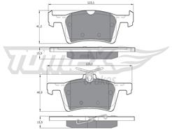 TOMEX Brakes TX 17-02