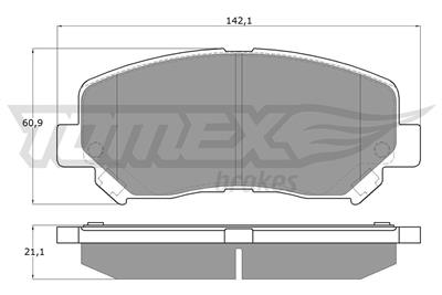 TOMEX Brakes TX 17-251 Číslo výrobce: 25564. EAN: 5901646601956.