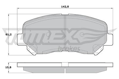 TOMEX Brakes TX 17-25 Číslo výrobce: 17-25. EAN: 5901646644458.