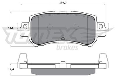 TOMEX Brakes TX 17-26 Číslo výrobce: 17-26. EAN: 5901646644465.