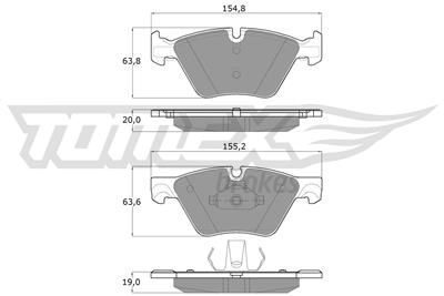 TOMEX Brakes TX 17-33 Číslo výrobce: 17-33. EAN: 5901646645172.