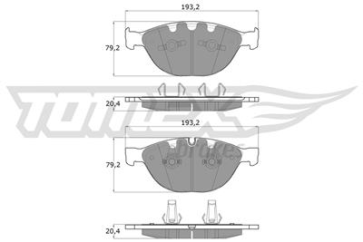 TOMEX Brakes TX 17-37 Číslo výrobce: 17-37. EAN: 5901646645219.
