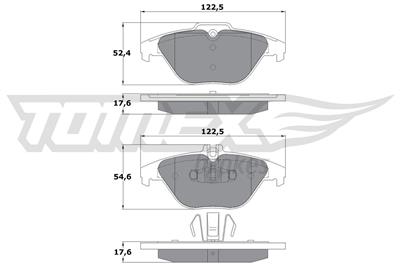 TOMEX Brakes TX 17-39 Číslo výrobce: 17-39. EAN: 5901646645233.
