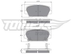 TOMEX Brakes TX 17-45
