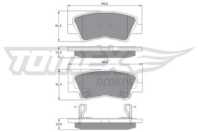 TOMEX Brakes TX 17-48 Číslo výrobce: 17-48. EAN: 5901646645325.