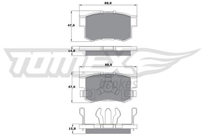 TOMEX Brakes TX 17-53 Číslo výrobce: 17-53. EAN: 5901646645370.