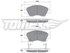 TOMEX Brakes TX 17-55