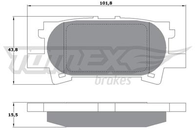 TOMEX Brakes TX 17-64 Číslo výrobce: 17-64. EAN: 5901646645486.
