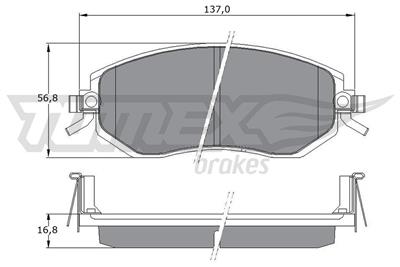 TOMEX Brakes TX 17-65 Číslo výrobce: 17-65. EAN: 5901646645493.