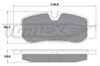 TOMEX Brakes TX 17-81 Číslo výrobce: 17-81. EAN: 5901646645646.