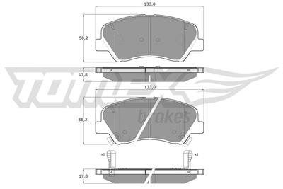 TOMEX Brakes TX 17-85 Číslo výrobce: 17-85. EAN: 5901646645783.