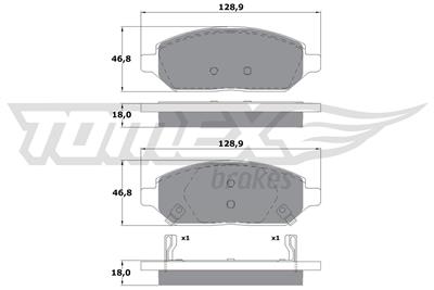 TOMEX Brakes TX 17-90 Číslo výrobce: 17-90. EAN: 5901646645745.