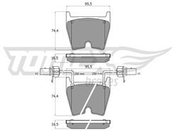 TOMEX Brakes TX 17-99
