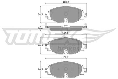 TOMEX Brakes TX 18-05 Číslo výrobce: 18-05. EAN: 5901646646834.